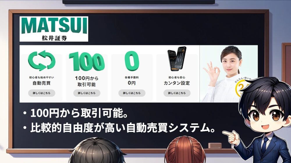 松井証券 自動売買 100円