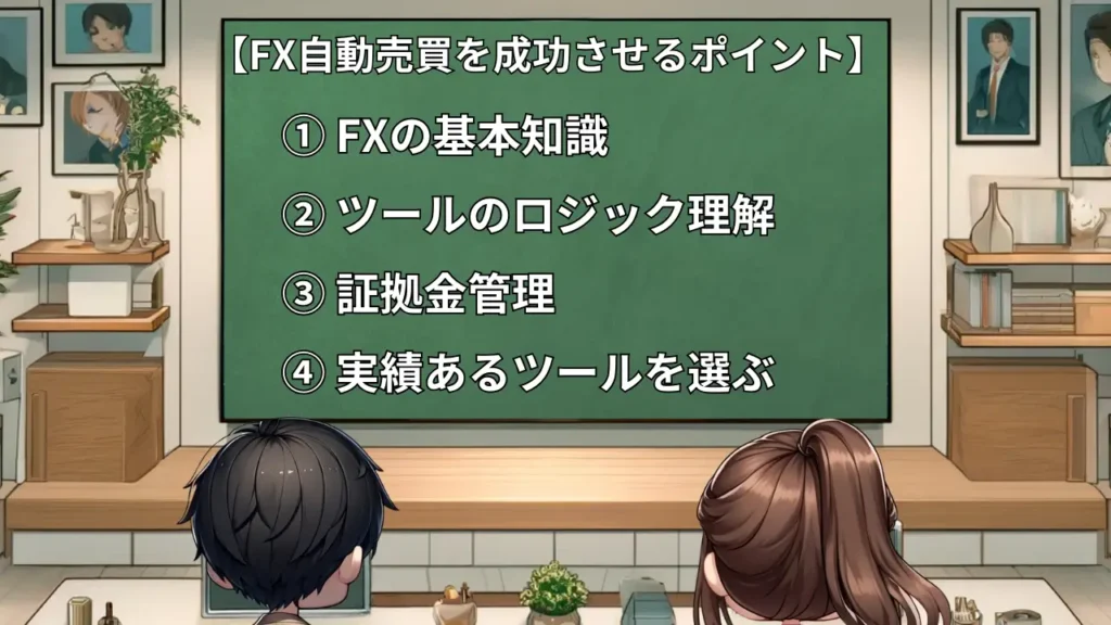 FX自動売買の成功ポイント