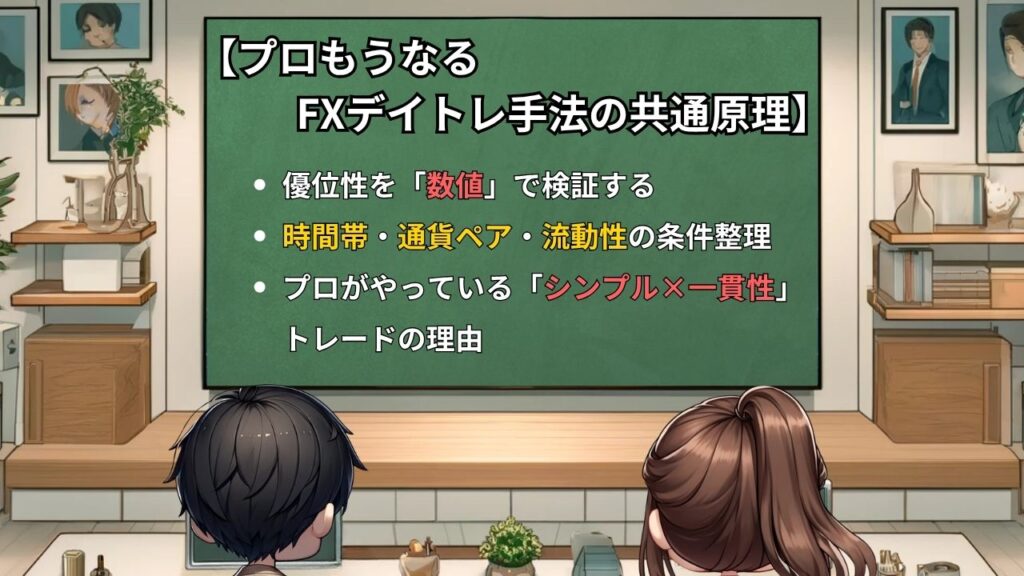 プロもうなる
　　  FXデイトレ手法の共通原理