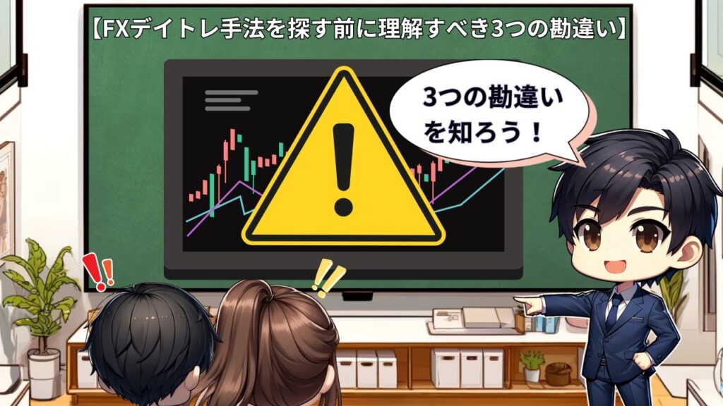 FXデイトレ手法を探す前に理解すべき3つの勘違い
